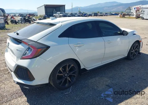 2018 Honda Civic Sport from USA, damaged, VIN SHHFK7G45JU239437